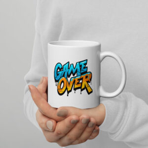 skodelica game over, odlično darilo