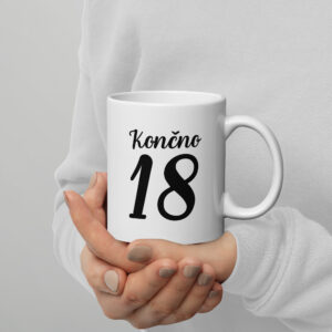 skodelica za končno 18, skodelica za 18. rojstni dan, darilo
